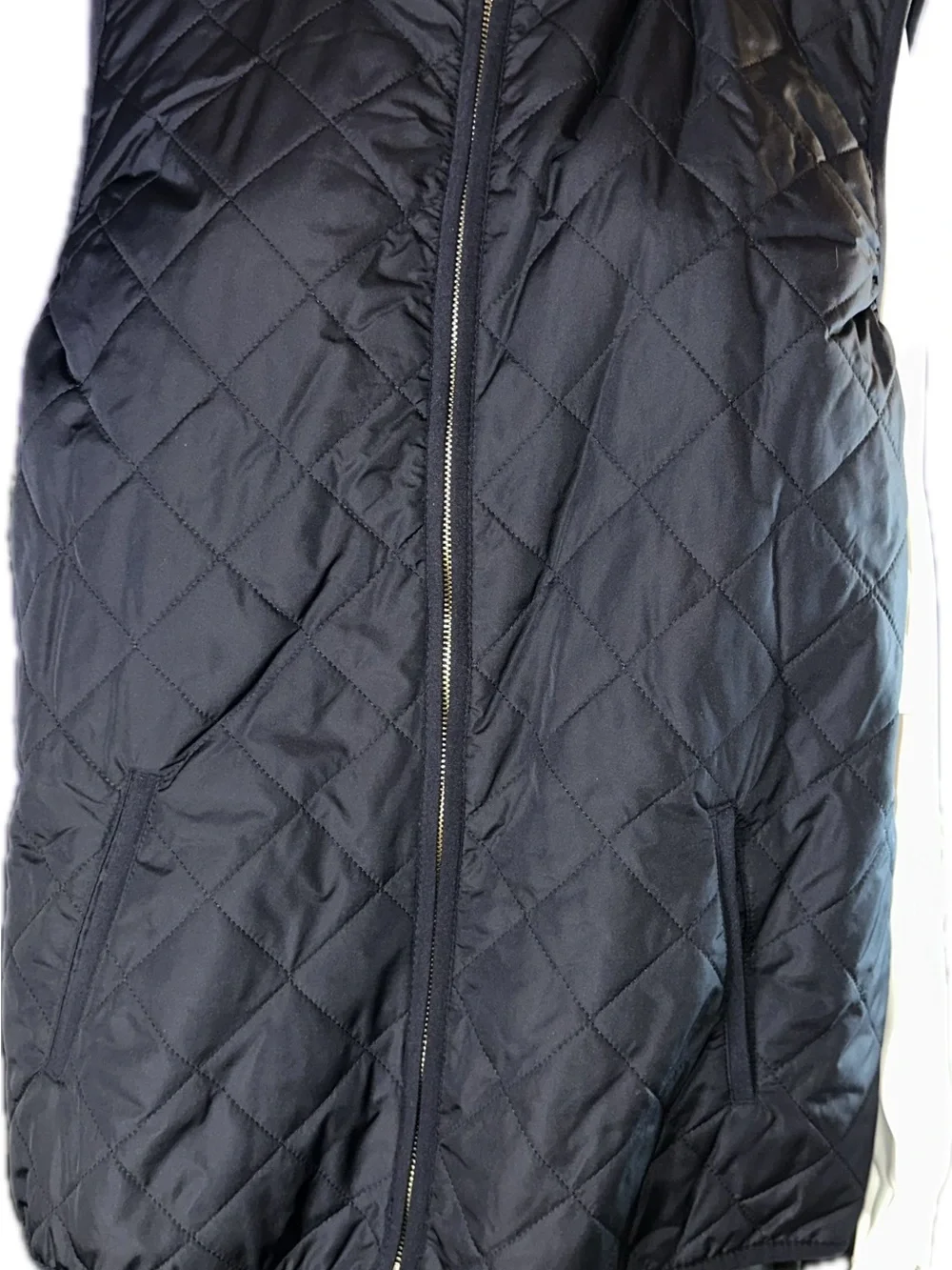 New Old Navy Men's Quilted Jacket in Dark Blue